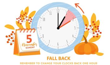 Change Your Clocks Back One Hour!